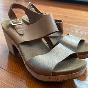 Barely worn, rockport wedge heels